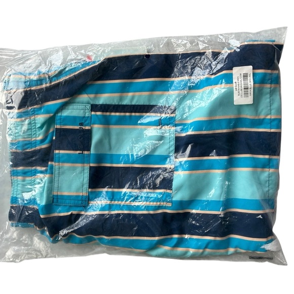 Le Club Striped Haya Blue Swim Shorts XXL - Picture 4 of 15